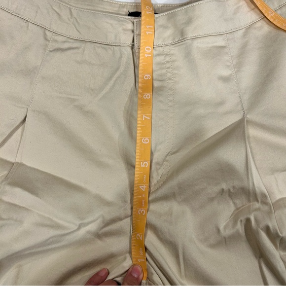 Forever 21 wide leg pleated front khaki pants large like new - Picture 7 of 9